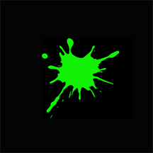 green splat